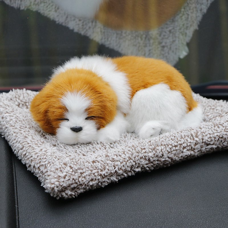 Chó mèo bông chứa than hoạt tính khửi mùi trang trí xe ô tô, phòng ở bàn làm việc, quà tặng trẻ em