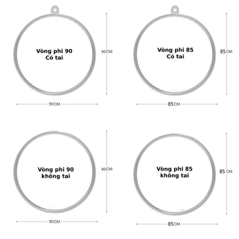 Vòng tập Yoga bay Aerial lyra hoop