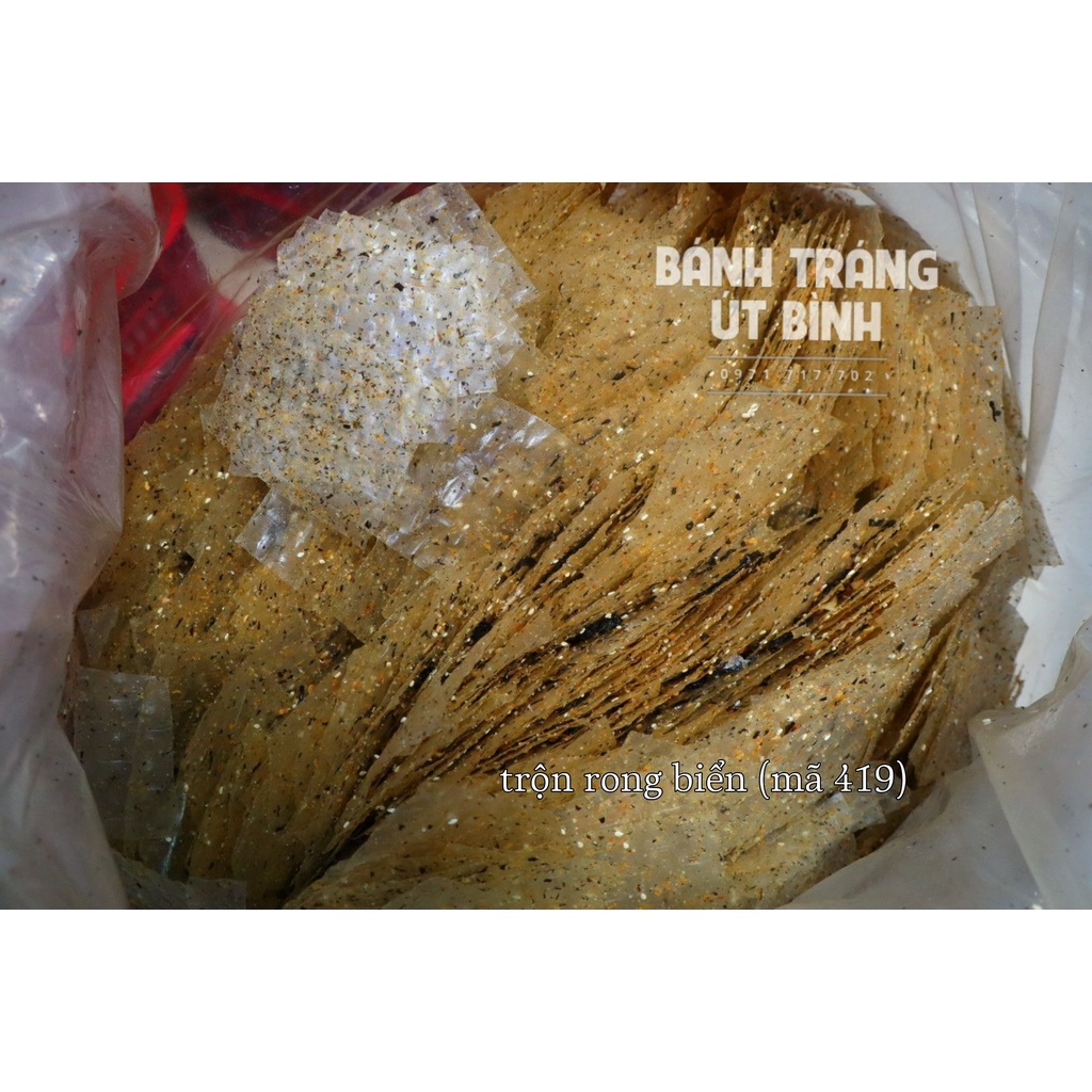 500gr Bánh Tráng Trộn Rong Biển Út Bình