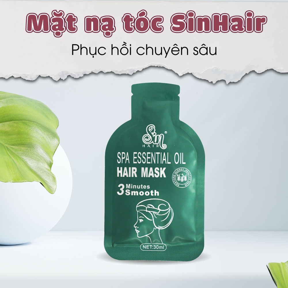 Mặt Nạ Tóc Sin Hair Phục Hồi Chuyên Sâu | Dành cho tóc hư tổn sau khi sử dụng hóa chất Uốn, Ép, Nhuộm