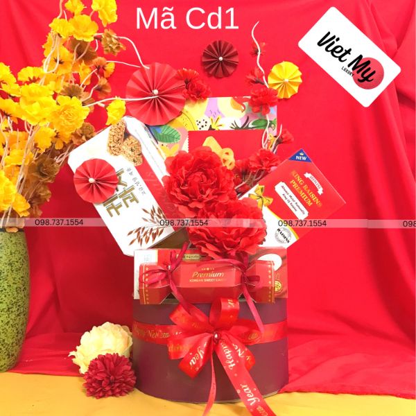 Trụ tròn lên set quà Tết - giá rẻ nhất có giao Hỏa Tốc