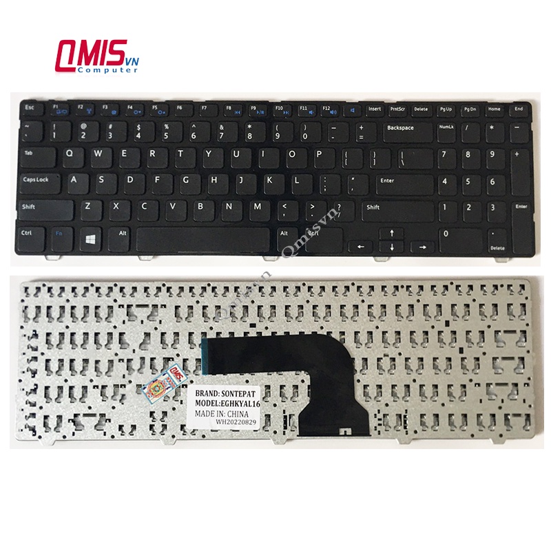 Bàn phím laptop Dell 15 15R 3521 3531 3537 5521 5537 5535, Vostro 2521, Latitude 3540 – 3521 5521