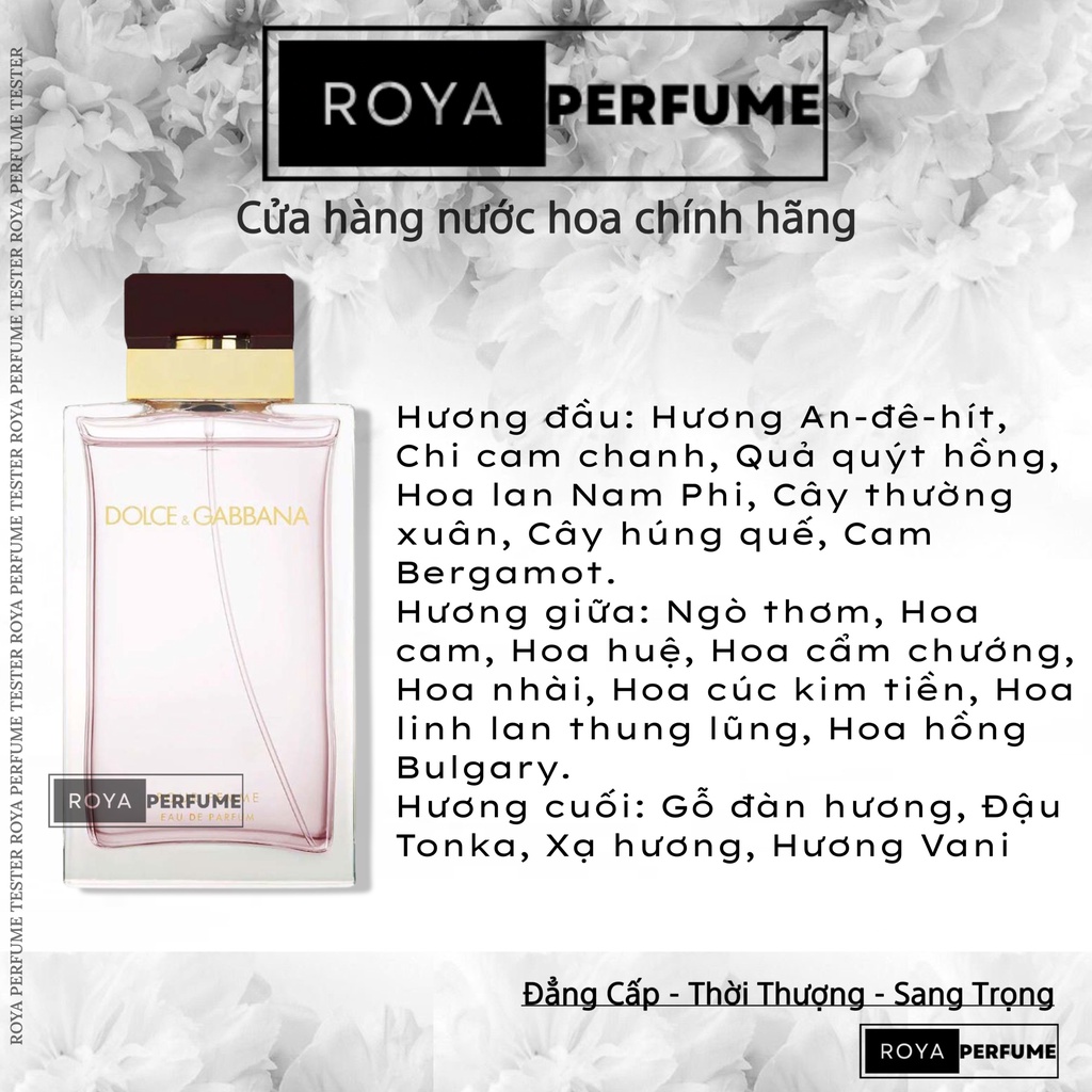 -𝑹𝑶𝑱𝑨- Nước Hoa D&G Pour Femme -𝑹𝑶𝑱𝑨-