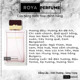 -𝑹𝑶𝑱𝑨- nước hoa d&g pour femme -𝑹𝑶𝑱𝑨-