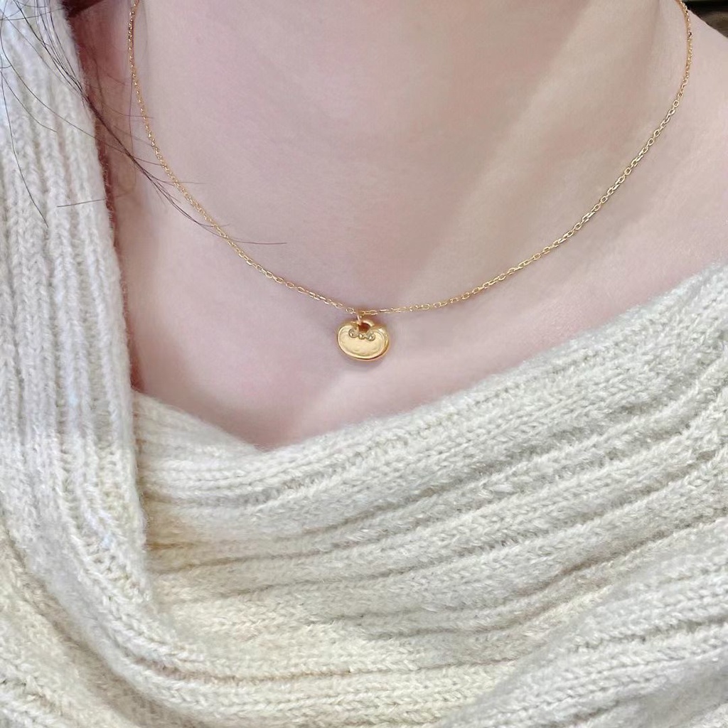 Vòng cổ Mặt Hình Túi Xách Mini Màu Vàng Dễ Thương