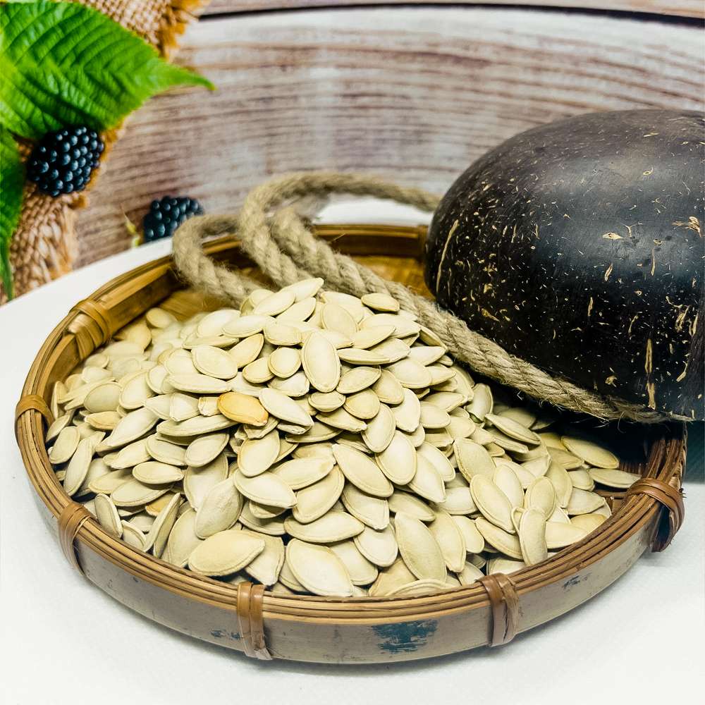 Hạt bí rang muối nhà làm hộp 500g, hạt bí rang củi loại 1 thơm ngon bổ sung dinh dưỡng