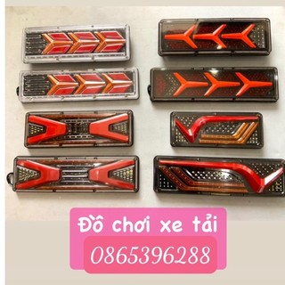 Đèn Led hậu xe tải , đèn cảnh báo dừng đỗ xe tải, đèn hậu xi nhan xe tải 12v-24v