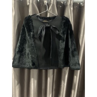 Áo khoác lông lệ vy size M lông thật , thanh lý