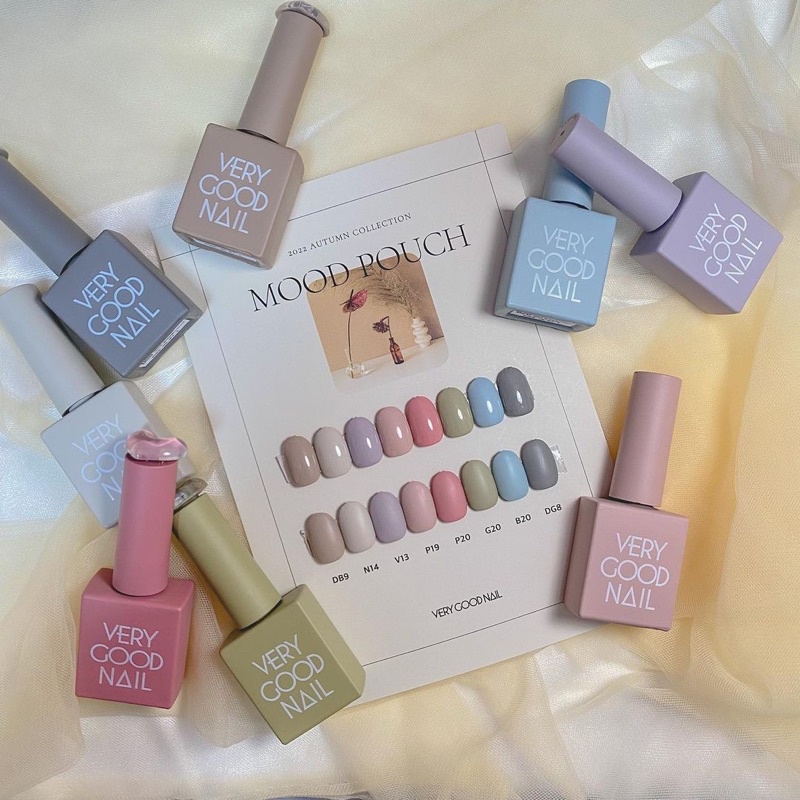 Sơn gel Very Good Nail chính hãng Hàn Quốc set Mood Pouch 2022