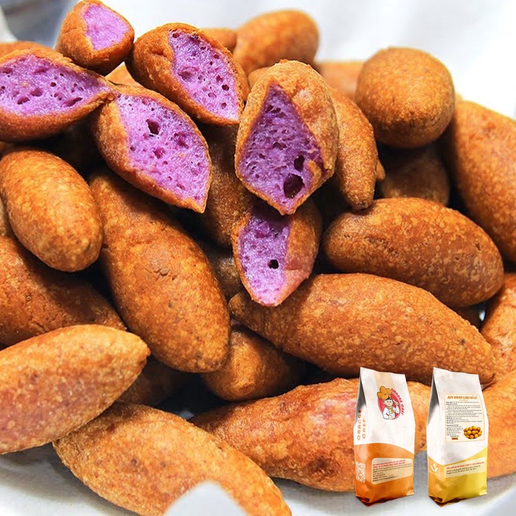 Bột Làm Bánh Khoai Mỡ,Khoai Lang Kén, Khoai lang hồ Lô, Nấu Chè - Pha sẵn nguyên liệu nhập khẩu Thái Lan [Orange Chef]