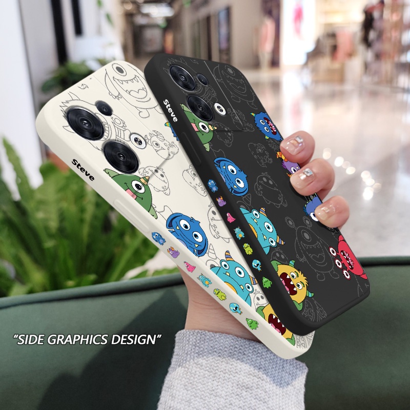 Ốp Điện Thoại Silicon Dẻo In Hình Quái Vật Cho OPPO Reno 8 Pro 8T T 8Z Z 7Z 6 5 5G