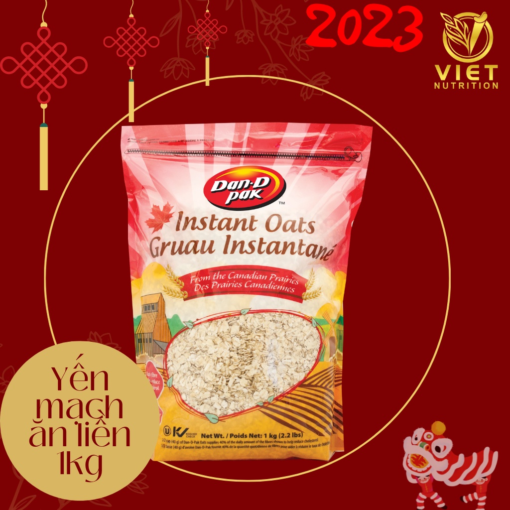 Yến mạch ăn liền gói 1kg Canada