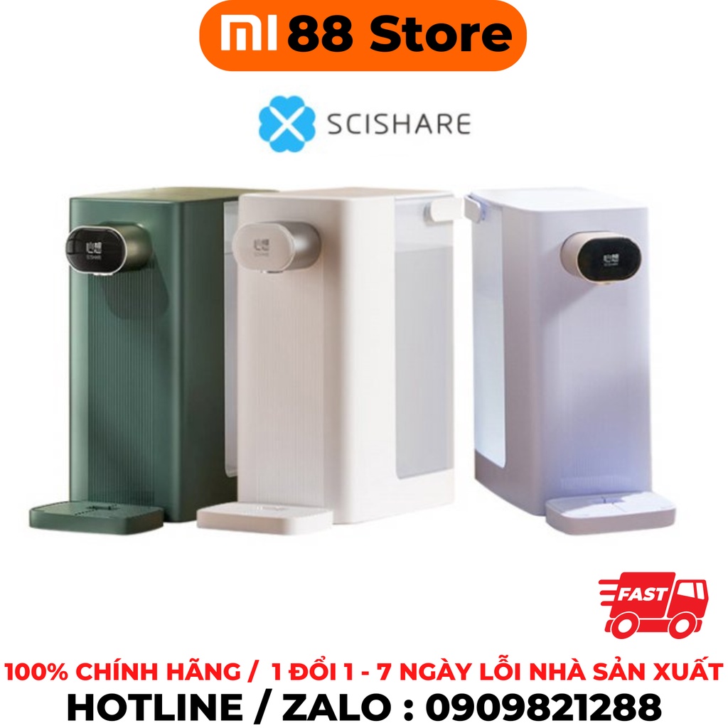 Máy Nước Nóng Cảm Ứng Để Bàn Xiaomi Scishare S2303 3L nước nóng trong 3s thông minh Chính Hãng Fullbox