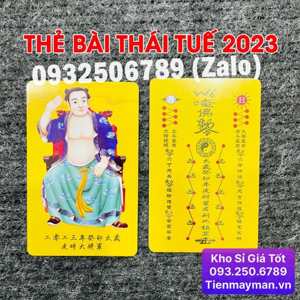 ⭐HÓT⭐ KIM BÀI THÁI TUẾ 2023 CHO 5 TUỔI TÝ - NGỌ - DẬU- MÃO- THÌN [THẺ NHỰA VÀNG]