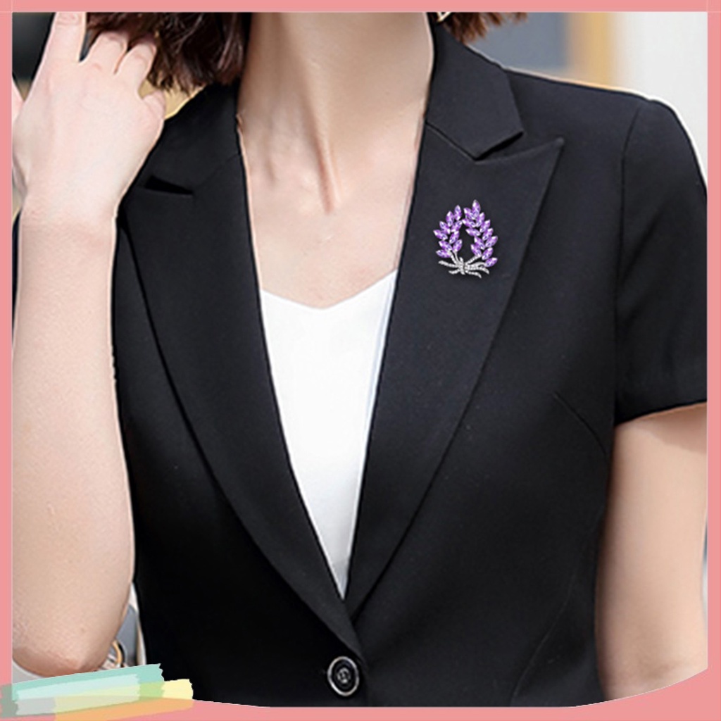 Ghim Cài Áo Hình Hoa Đính Kim Cương Giả Thời Trang Cho Nữ