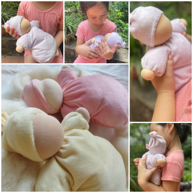 (Búpbê Waldorf &Steiner)Búp Bê Vải Mũm Mĩm Sơ Sinh/TArtdolls