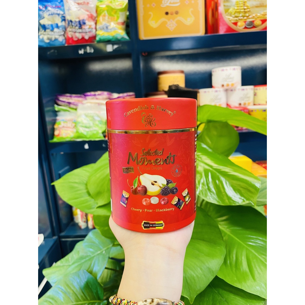 Kẹo trái cây mẫu mới 2023 Cavendish & Harvey hộp 100g Đức