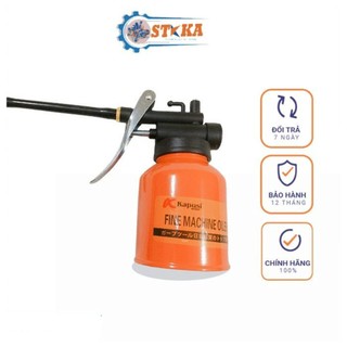 Bình Xịt Châm Nhớt Kapusi Nhật Bản, Bình Vịt Bơm Dầu Nhớt Bằng kim loại Cao Cấp, Vịt Dầu Loaị Tốt
