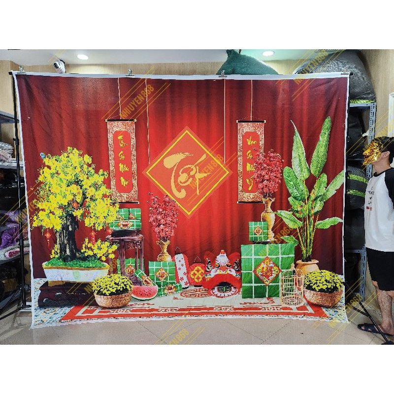 Phông nền chụp ảnh Tết / Phông trang trí Tết 2023 / decor Tết Xưa | Shopee  Việt Nam
