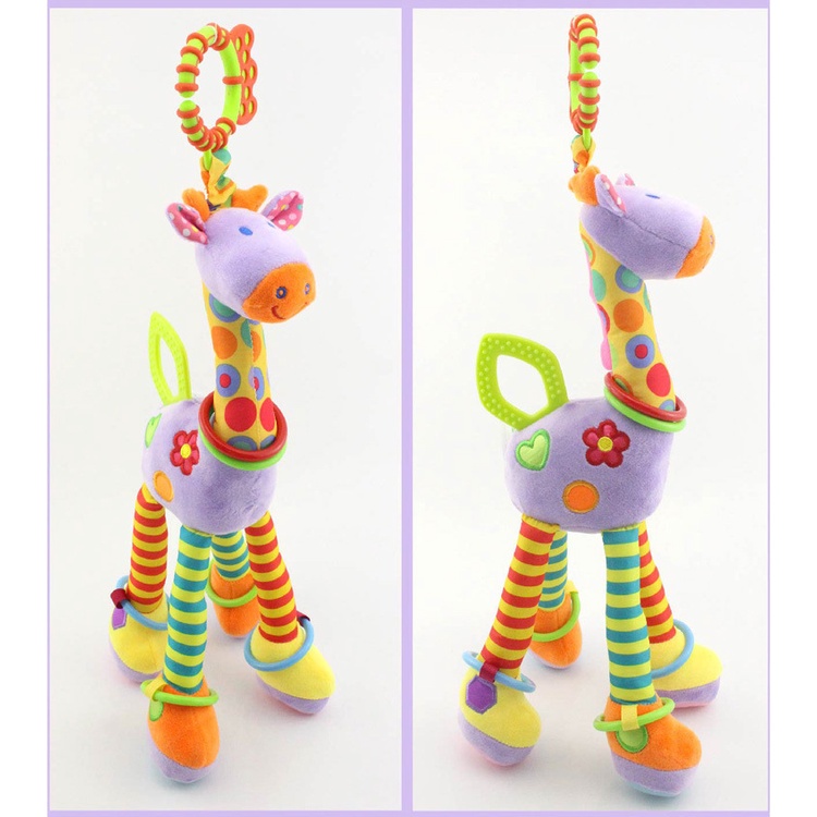 Đồ Chơi Thú Nhồi Bông Treo Giường Ngủ Cho Bé Sơ Sinh