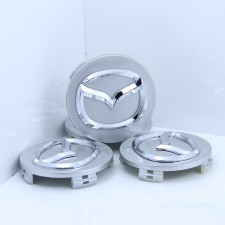 Logo chụp mâm, lazang bánh xe Mazda đường kính 57mm