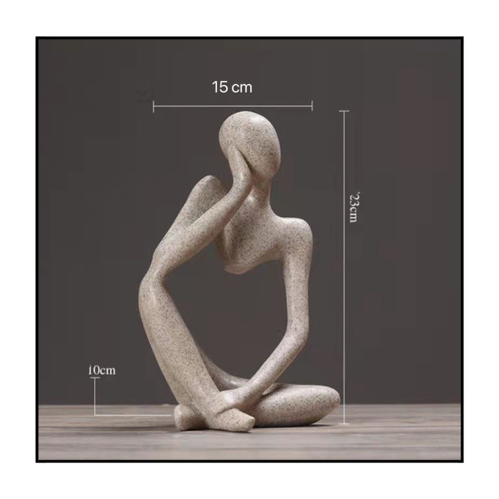 Tượng trang trí nhân vật trừu tượng phong cách Bắc Âu