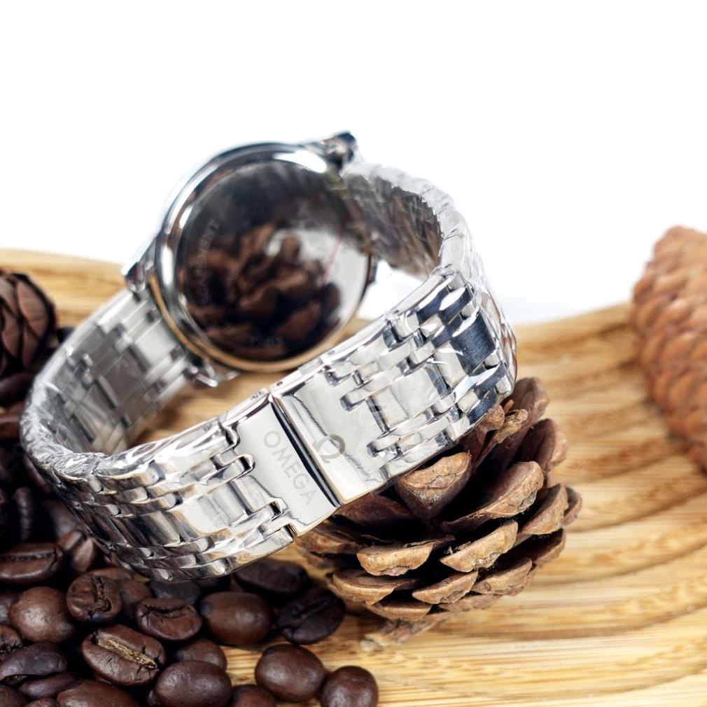 Đồng Hồ Nam OMEG Dây Đúc Kim Trôi Khóa Bướm Size 40mm Kính Cong Chống Nước Bảo Hành 24 Tháng - Mã Omeg