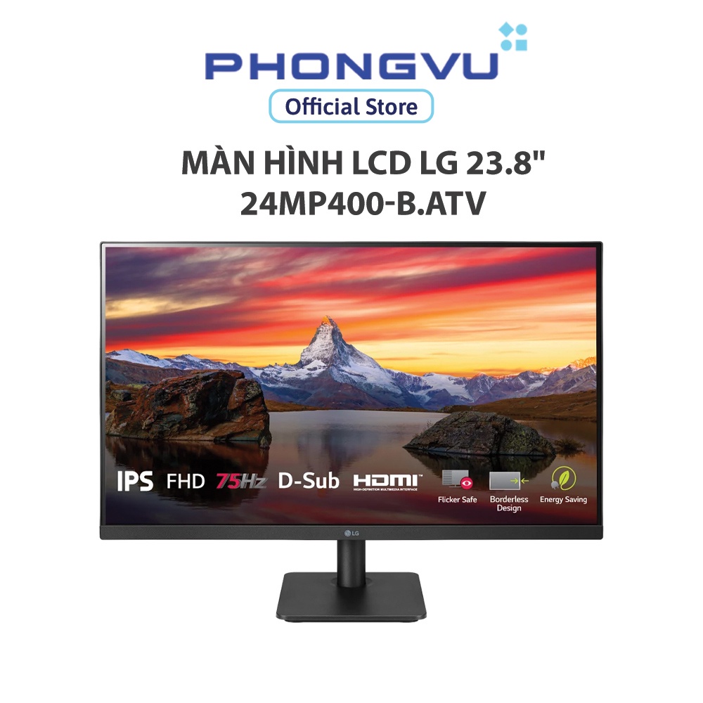 Màn hình LCD LG 23.8" 24MP400-B.ATV  - Bảo hành 24 tháng