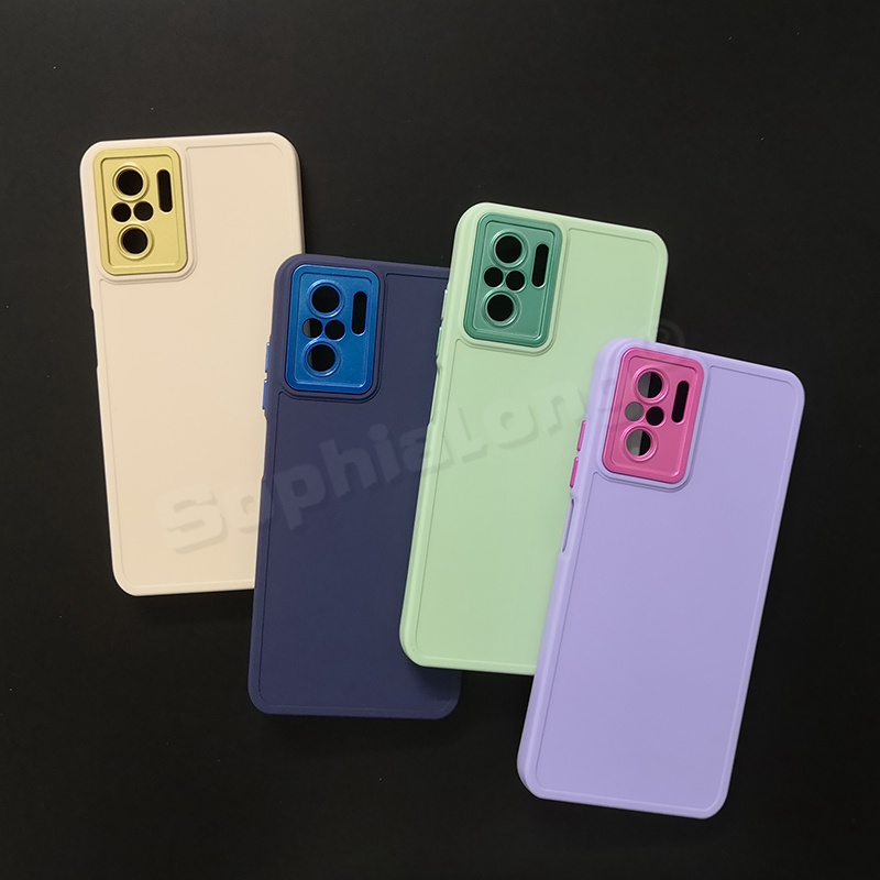 Ốp Điện Thoại Silicon Mềm Hình Bánh Macaroon Cho Xiaomi Redmi Note 10 Pro Max 10S 4G Poco M5S M3 Pro