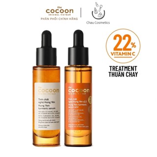 [MUA 2 GIẢM 30K] 1 Tinh chất serum nghệ Hưng Yên x2.2 với 22% vitamin C sáng da chuyên sâu & mờ vết thâm Cocoon