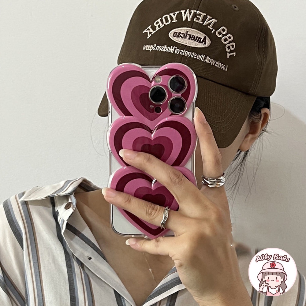 Ốp Điện Thoại TPU Mềm Siêu Mỏng Chống Sốc Họa Tiết Trái Tim Cho IPhone 14 Pro Max 11 7Plus 13 12 11 Pro Max X XS XR