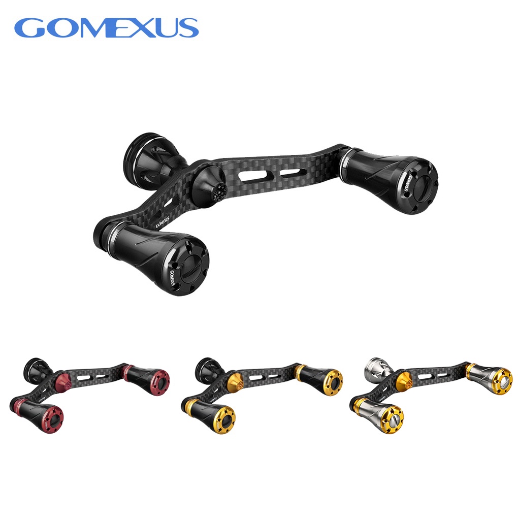 Tay cầm Gomexus chất liệu sợi carbon kép cho máy câu cá Shimano Vanford DAIWA Emeraldas AJING CDH