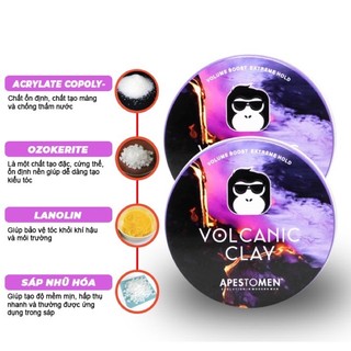 Sáp vuốt tóc Volcanic Clay