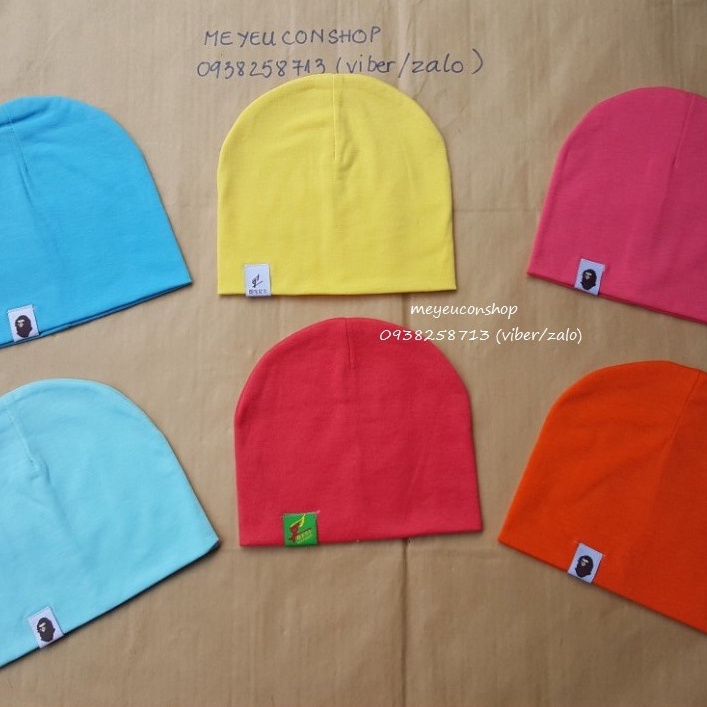 NÓN VẢI GIỮ ẤM CHO BÉ (6m- 1tuổi) (katydang)