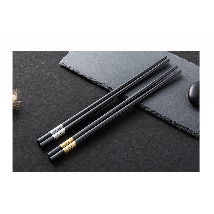 Bộ 10 Đôi Đũa Hợp Kim Mạ Vàng _Bền Chắc Chắn PINKWISH HA207