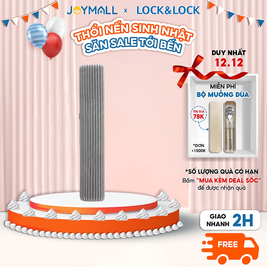 Đầu Cây Lau Nhà Lock&Lock ETM481RFL Dùng Cho Cây Lau Nhà ETM481 - Hàng Chính Hãng, Mặt Xốp Sợi PVA - JoyMall