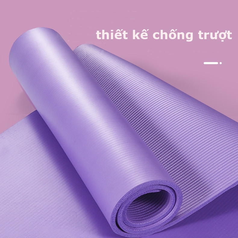 Thảm yoga chống trượt  8mm  Miniso NBR chất liệu an toàn, chất lượng cao