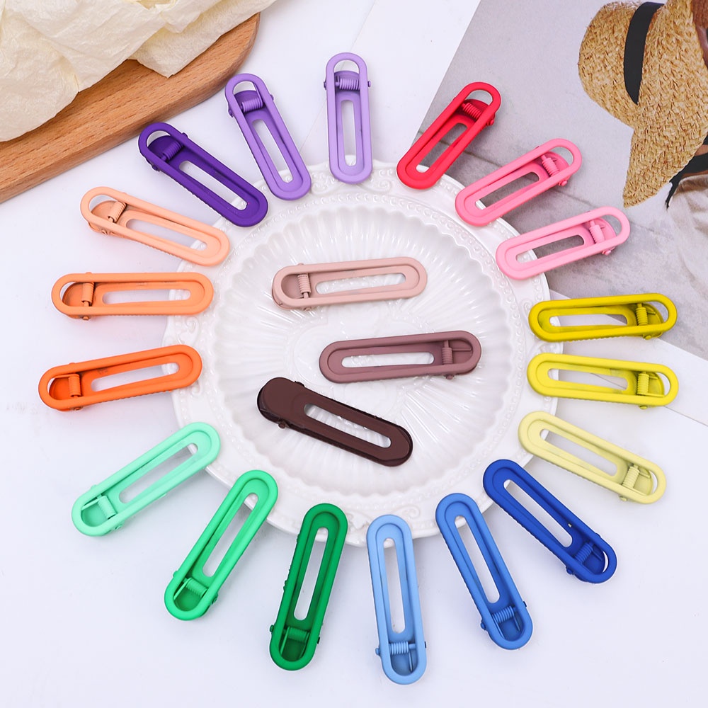 Bộ 3 Kẹp Tóc Màu Sắc Ngọt Ngào Xinh Xắn Cho Bé Gái