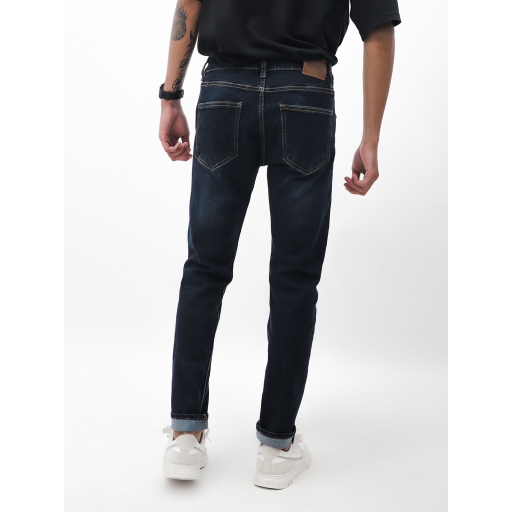 QUẦN BÒ - QUẦN JEAN - DEFOXX - WASH DARK BLUE - FORM SLIM FIT - CODE: 221251