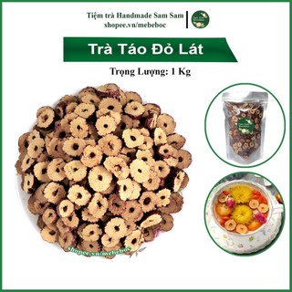 Táo đỏ thái lát sấy khô 1kg cung cấp vitamin cải thiện sức khỏe da, giúp mọc tóc