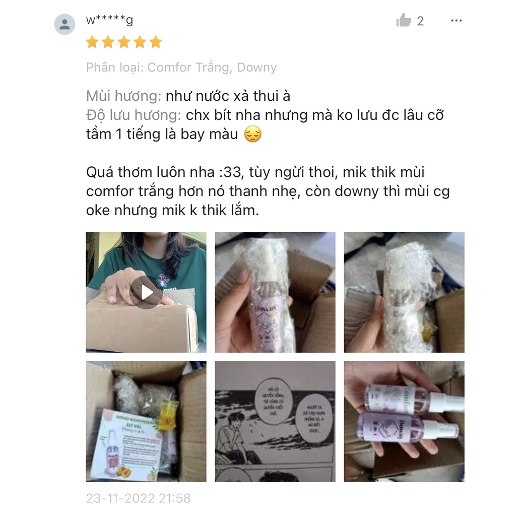 Xịt Thơm Quần Áo Hương Nước Hoa, Xịt Khô Lưu Hương Lâu Fabric Perfume 50ml | BigBuy360 - bigbuy360.vn