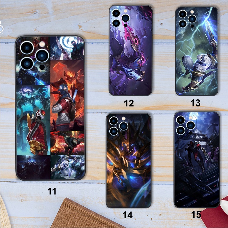Ốp Iphone 12 / 12 Pro Max in hình tướng zed liên minh huyền thoại