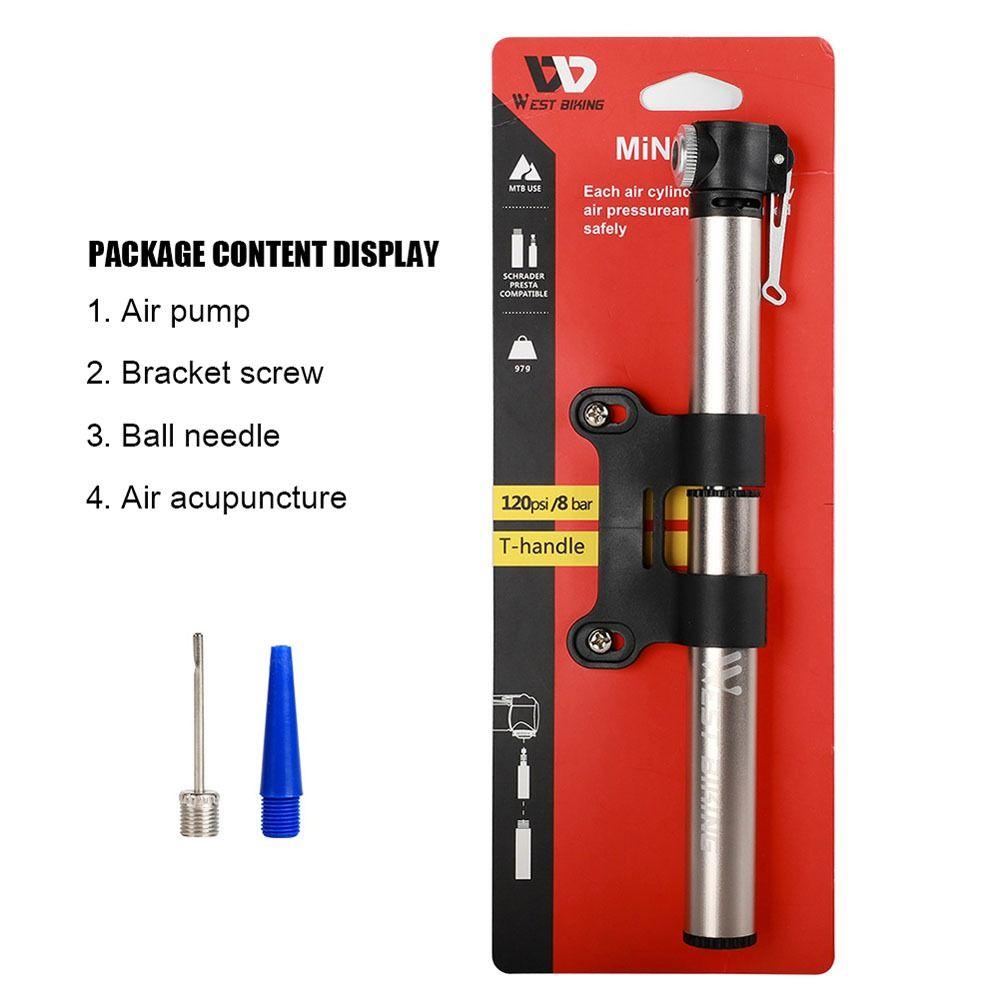 Ống Bơm Xe Đạp Mini Áp Suất Cao