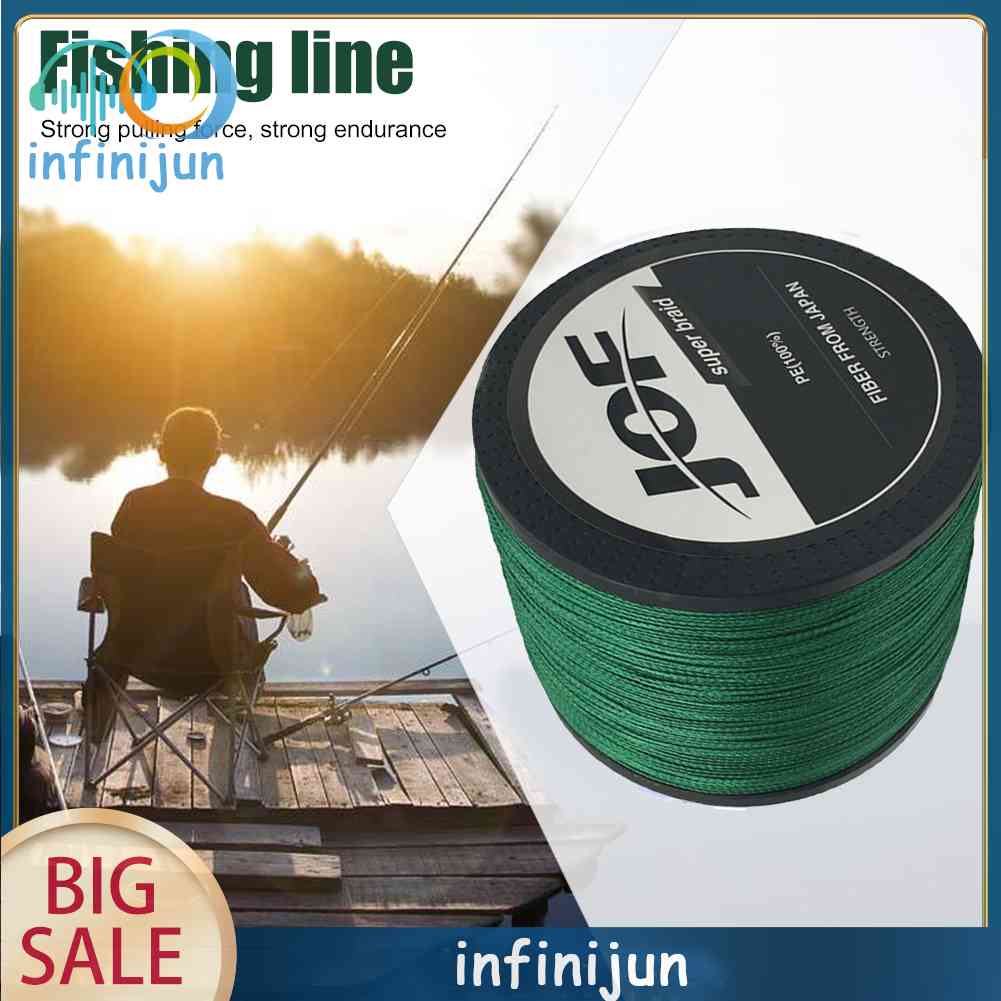 Cuộn Dây Câu Cá Bện 4 Sợi PE 28-45LB Siêu Chắc Dài 300m