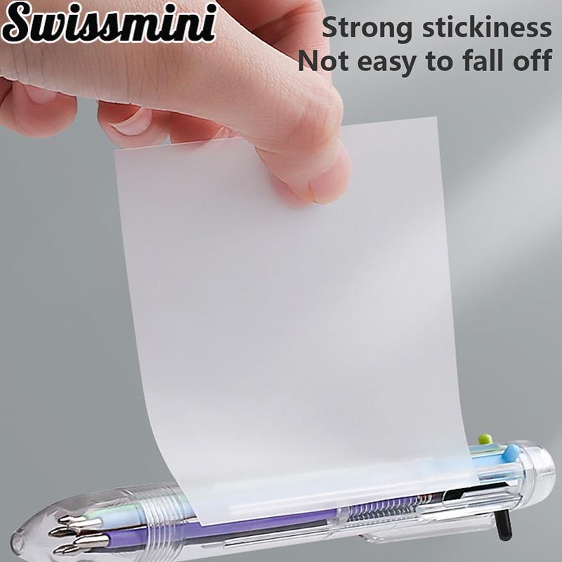 Giấy note copy DecorMe giấy note trong suốt tàng hình giấy ghi chú nhiều màu không thấm nước phụ kiện văn phòng phẩm