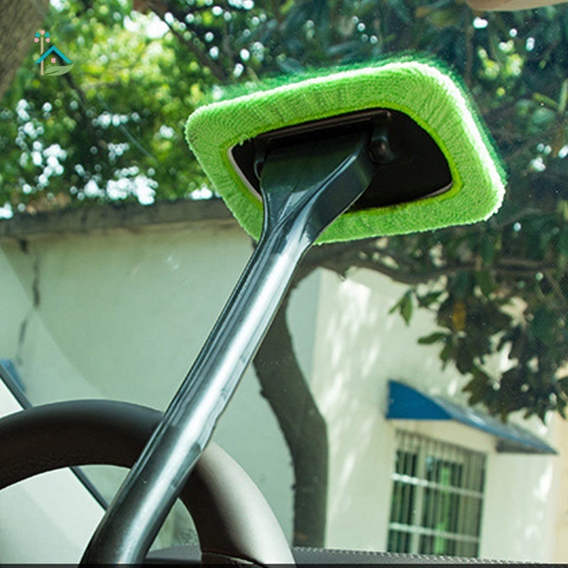 Dụng Cụ Vệ Sinh Kính Lái, Kính Chắn Gió Xe Ô Tô Kèm Khăn Lau Xe Vải Chống Xước Thấm Hút Nước Chống Bám Vân Tay Cao Cấp