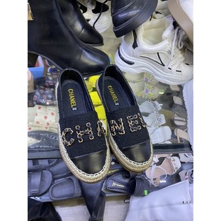 giày slip on đế cói da hàng l1