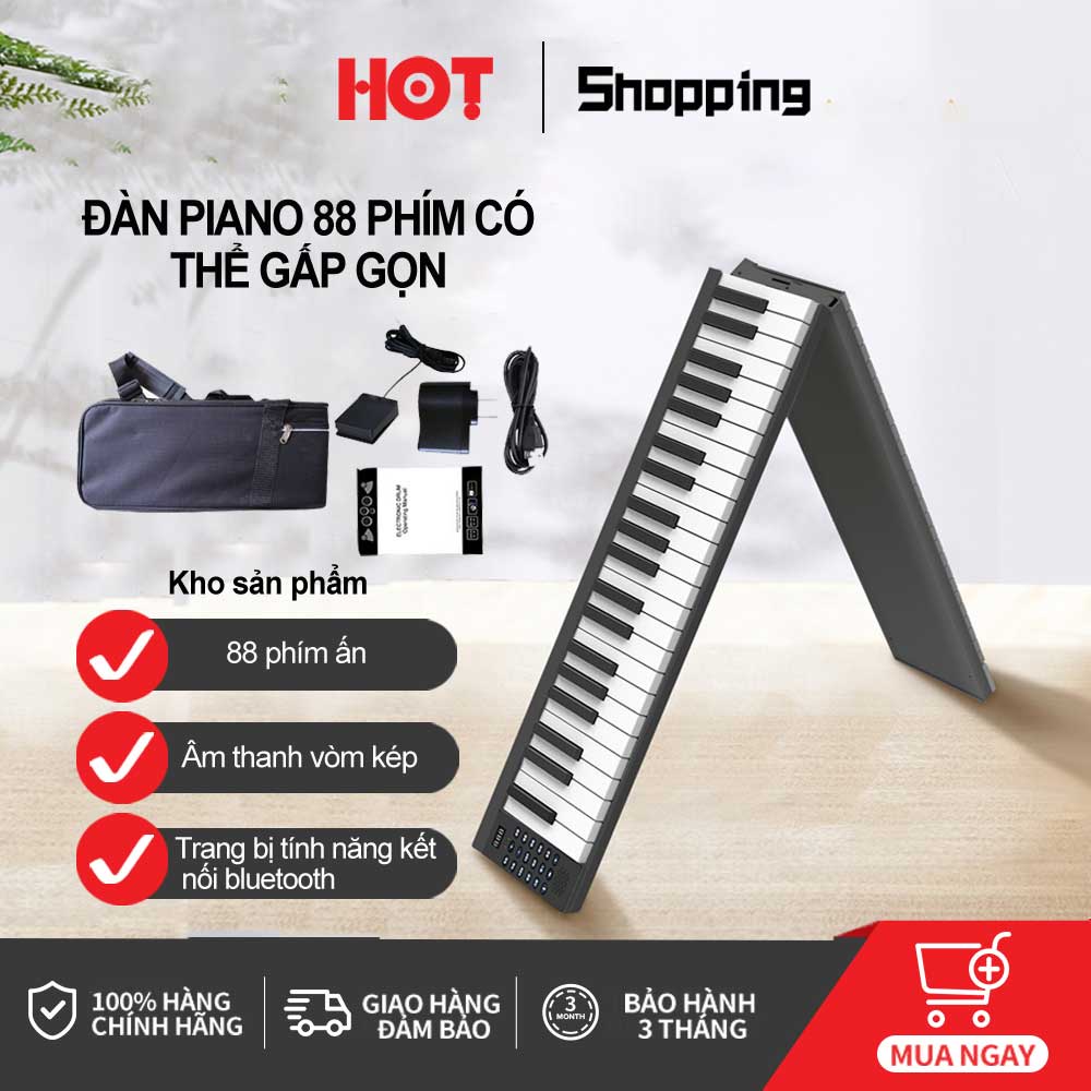 MUS03Đàn Piano Điện 88 phím Konix âm sắc rõ ràng,kết nối bluetooth không dây, chất lượng bền bỉ, dễ sử dụngchongườimớitậ