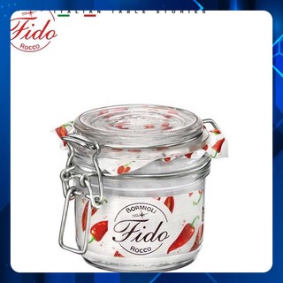 [ITALY] Hũ thủy tinh nắp cài Fido 200ml