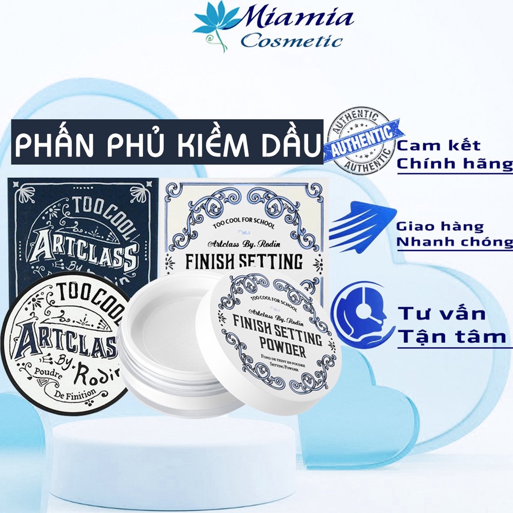 Phấn Phủ TOO COOL FOR SCHOOL Artclass By Rodin Finish Setting Pact Powder Nén Và Bột [CAM KẾT CHÍNH HÃNG]